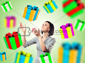 Girl with a gifts