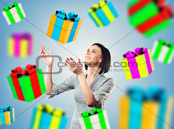 Girl with a gifts