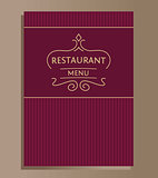 Restaurant menu design. Vector