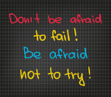 Dont be afraid