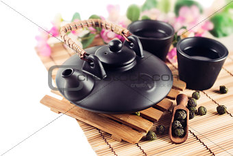 Still Life with Asian teapot 
