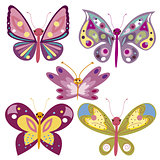 kawaii butterflies