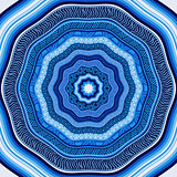 Vector Seamless Blue Pattern