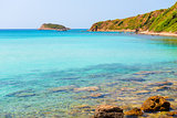 beautiful scenic beach clean Aegean Sea