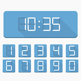 Digital Numbers and Clock