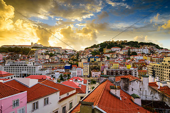 Lisbon, Porgual Dawn Skyline