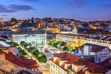 Rossio Square of Lisbon