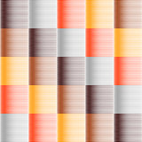 Seamless pattern in warm colors. Hatched texture.