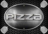 Pizza Metallic Sign