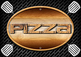 Pizza Wooden Sign