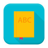 Book app icon with long shadow