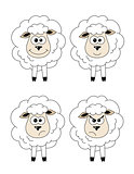 set of sheep