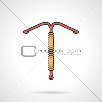 Colored vector icon for gynecology