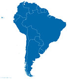 South America Map Outline