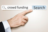 web search crowd funding