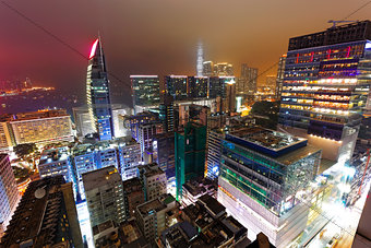 hong kong city night
