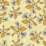 Vintage floral pattern.Vector illustration.