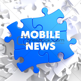 Mobile News on Blue Puzzle.