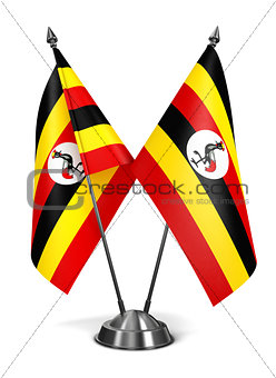 Uganda - Miniature Flags.