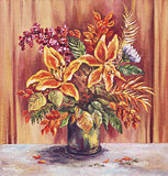 Painting Flowers Lilies