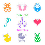 Baby icons collection