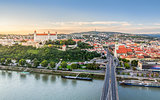 Bratislava at Sunset, Slovakia