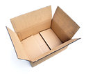 Isolated Cardboard Box