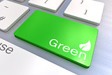 Green keyboard button