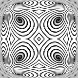 Design monochrome spiral movement background