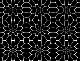 Design seamless monochrome polygon geometric pattern