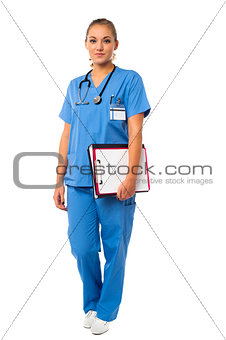 Elegant medical professional in uniform