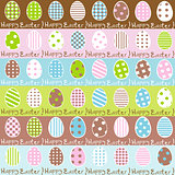 Cute Easter wrapping paper seamless pattern