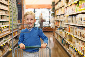 child shopping