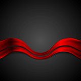 Dark red futuristic waves background