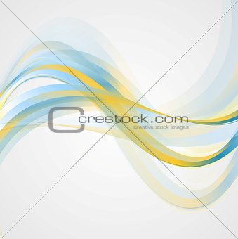 Bright abstract waves background