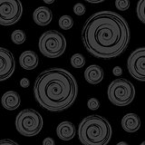 Dark black grunge seamless pattern