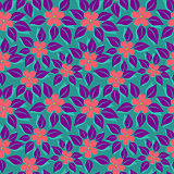 tropical floral pattern