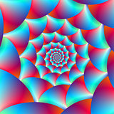 Spiral in Blue and Red