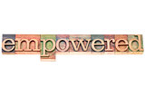 empowered word typography