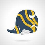 Flat color vector icon for butterflyfish