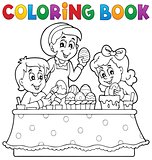 Coloring book Easter topic image 1