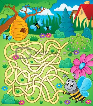 Maze 4 with bee theme