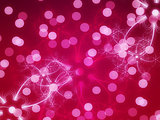 Abstract red glowing background
