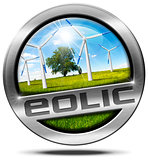 Eolic Energy - Metal Icon
