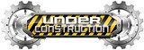 Under Construction - Metal Icon with Gears