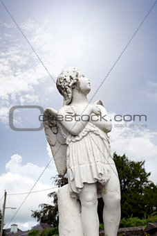 angel statue in a kilkenny graveyard