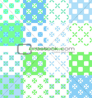 seamless patterns vector illustration