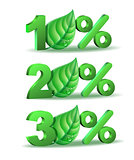 Spring Percent discount icon