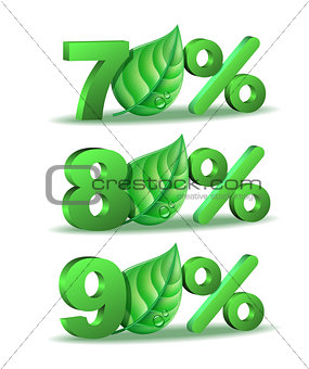 Spring Percent discount icon
