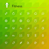 Fitness Line Icons